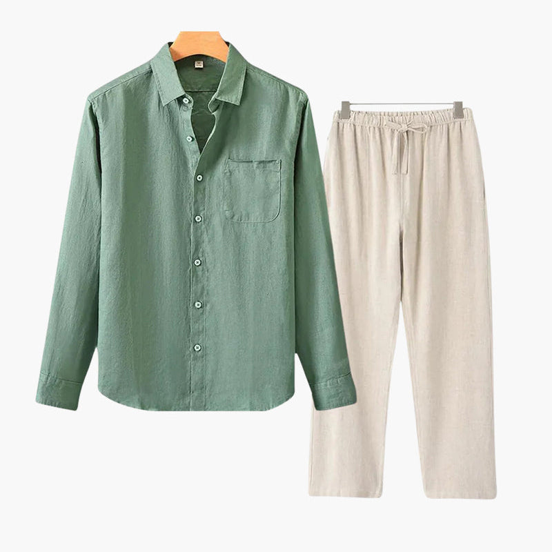 Torino Linen Set (Long Sleeves)