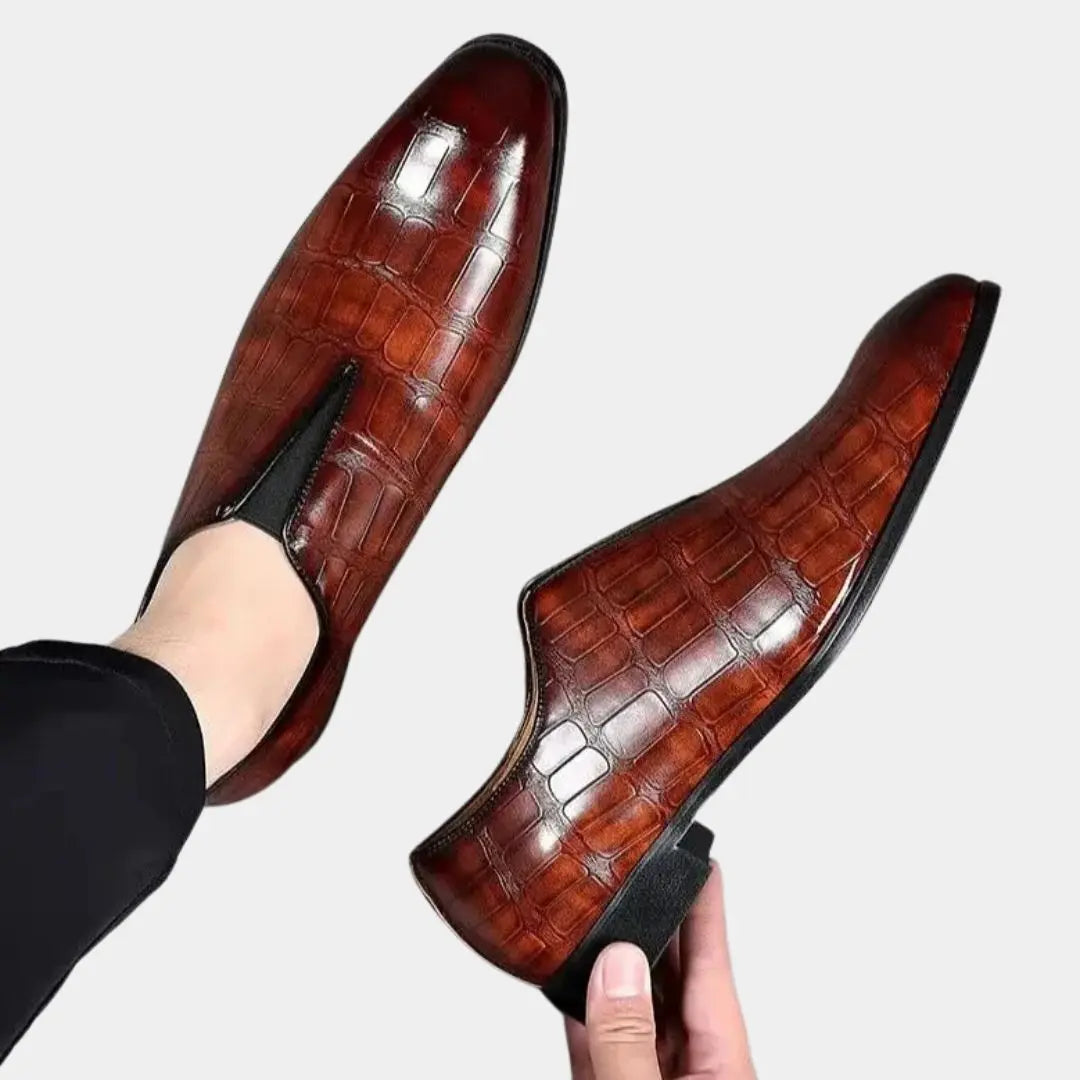 Sovereign Leather Slip-Ons