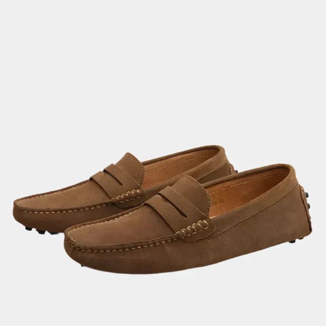 Classic Suede Slip-On Shoes