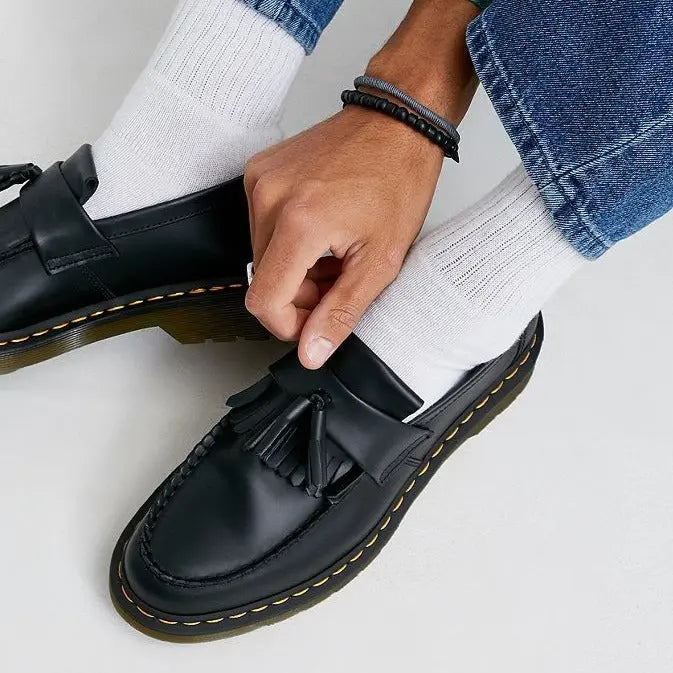 Elegant Black Leather Loafers - PRE ORDER