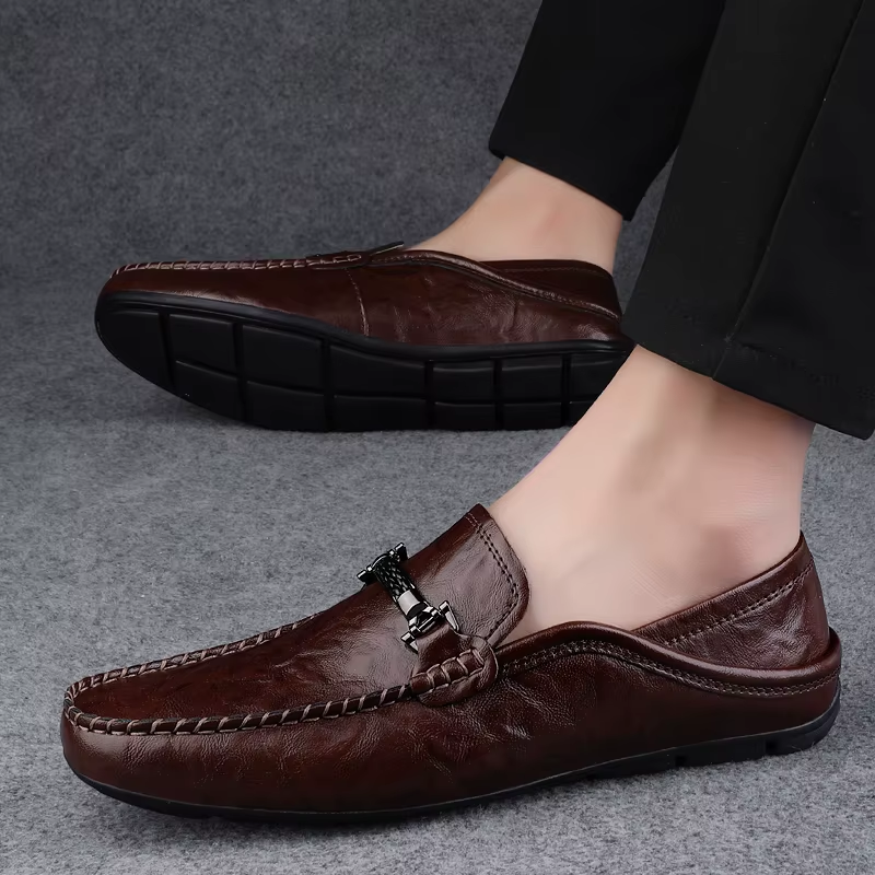 Bourne and Mason Elegant Leather Loafers